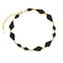 Black \ 14K Yellow gold (e-coating)