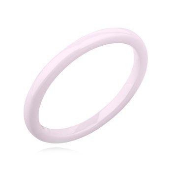 Pink ceramic ring 2mm