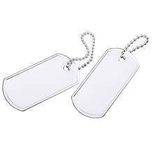 Silver (925) Military tag