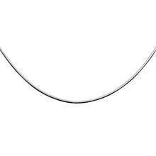 Silver (925) chain 8 sides snake  Ø 015 - rhodium plated