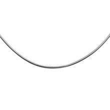 Silver (925) chain 8 sides snake  Ø 190 rhodium-plated