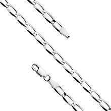 Silver (925) curb chain bracelet Ø 0100