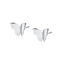 Silver (925) earrings - butterfly