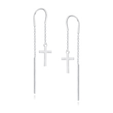 Silver (925) earrings - crosses