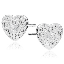 Silver (925) earrings - heart