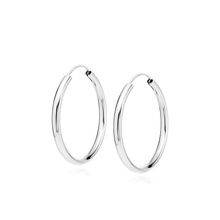 Silver (925) earrings hoop