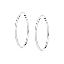 Silver (925) earrings hoop