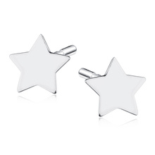 Silver (925) earrings stars