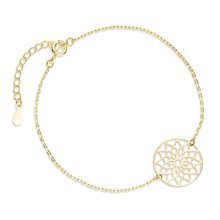 Silver (925) gold-plated bracelet - mandala