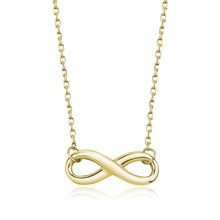 Silver (925) necklace Infinity gold-plated