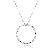 Silver (925) necklace - circle of balls