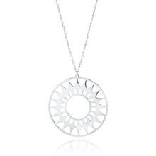 Silver (925) necklace - mandala