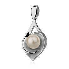 Silver (925) pendant - pearl