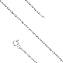 Silver (925) rhodium-plated bracelet singapur