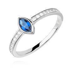 Silver (925) ring with sapphire zirconia