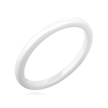 White ceramic ring 2mm