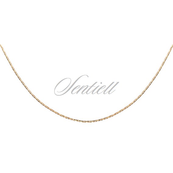 Silver (925) Cardano chain  Ø 030 - gold plated