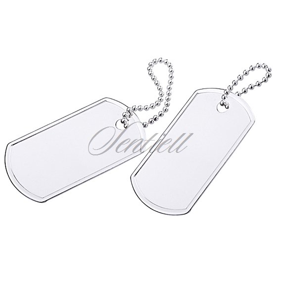 Silver (925) Military tag
