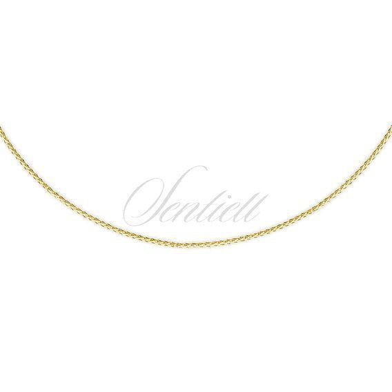 Silver (925) Spiga chain -  gold plated