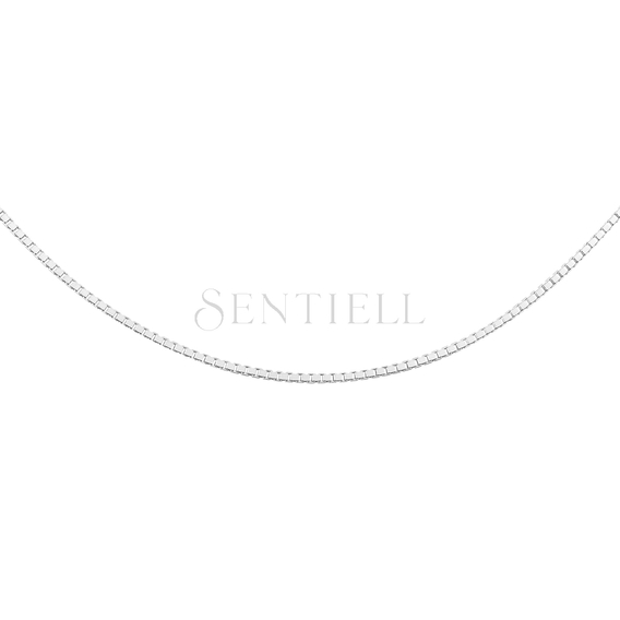 Silver (925) Venetian box chain - diamond-cut