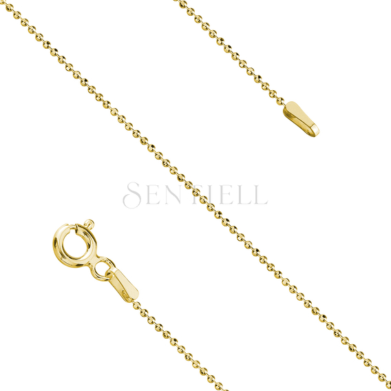 Silver (925) ball chain bracelet gold-plated