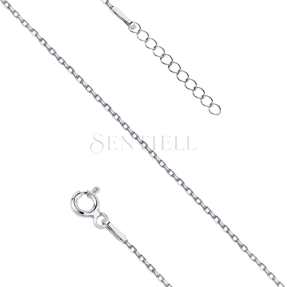 Silver (925) bracelet diamond cut anchor