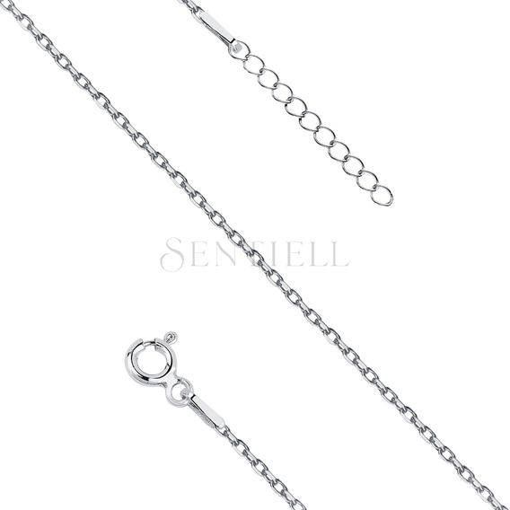 Silver (925) bracelet diamond cut anchor