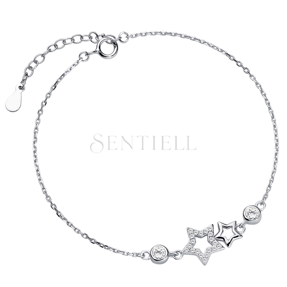 Silver (925) bracelet with stars