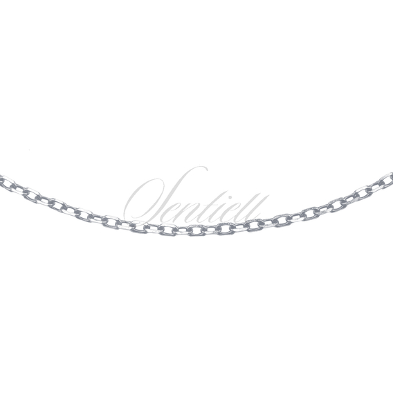 Silver (925) chain anchor diamond cut without plating