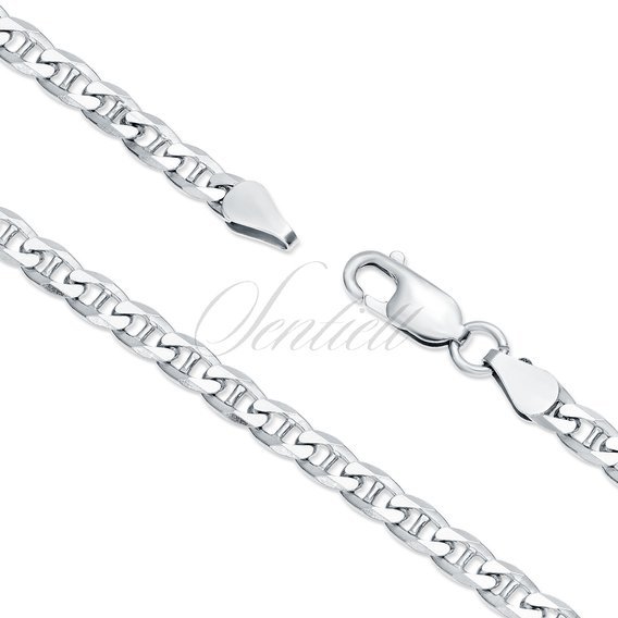Silver (925) chain necklace Ø 120 rhodium-plated