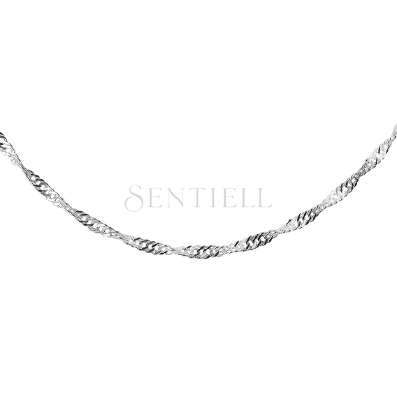 Silver (925) chain singapur Ø 030 - rhodium plated