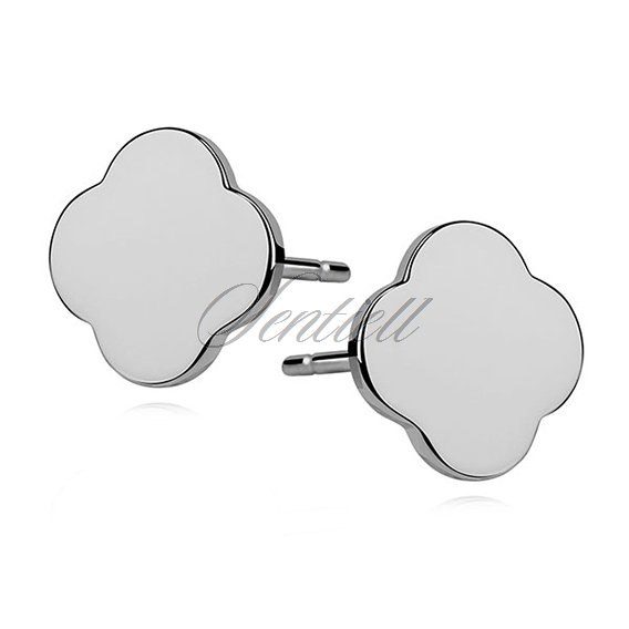 Silver (925) earrings - clovers