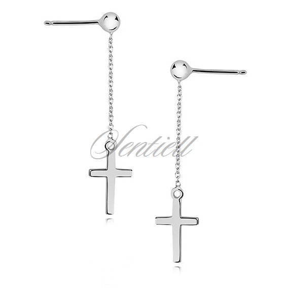Silver (925) earrings - crosses