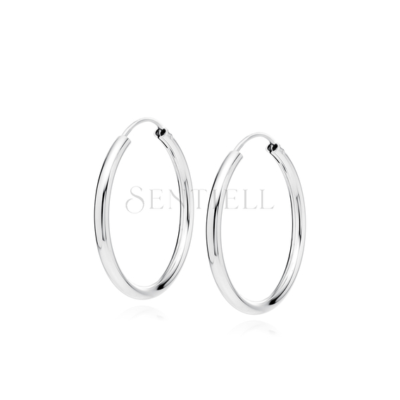 Silver (925) earrings hoop