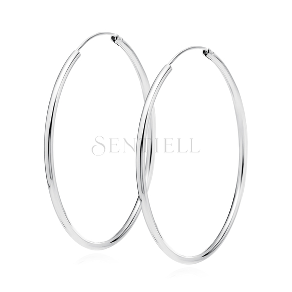 Silver (925) earrings hoop