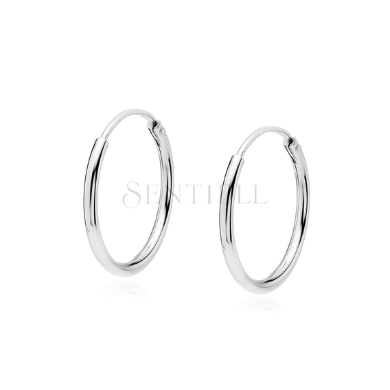 Silver (925) earrings hoop