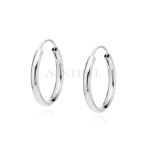 Silver (925) earrings hoop