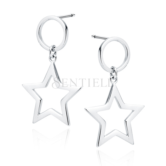 Silver (925) earrings - stars