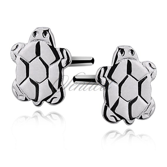Silver (925) earrings turtles