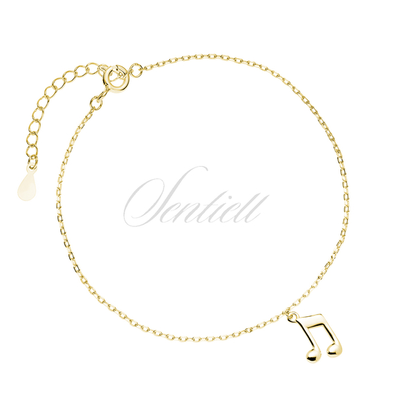 Silver (925) gold-plated bracelet - notes