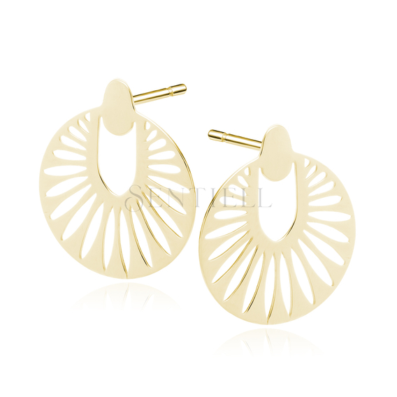 Silver (925) gold-plated earrings