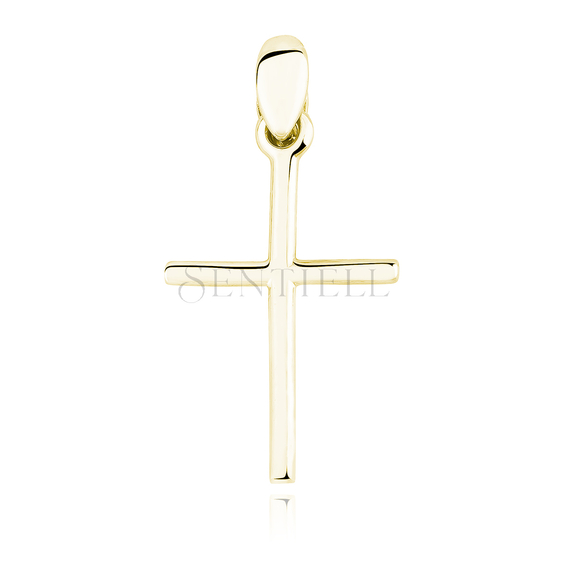 Silver (925) gold-plated pendant cross