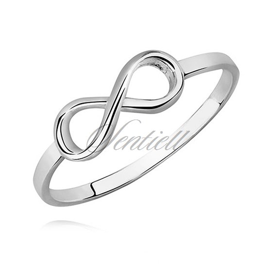 Silver (925) highly polished ring - Infinity