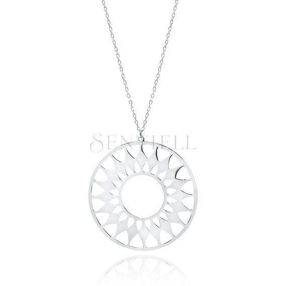 Silver (925) necklace - mandala