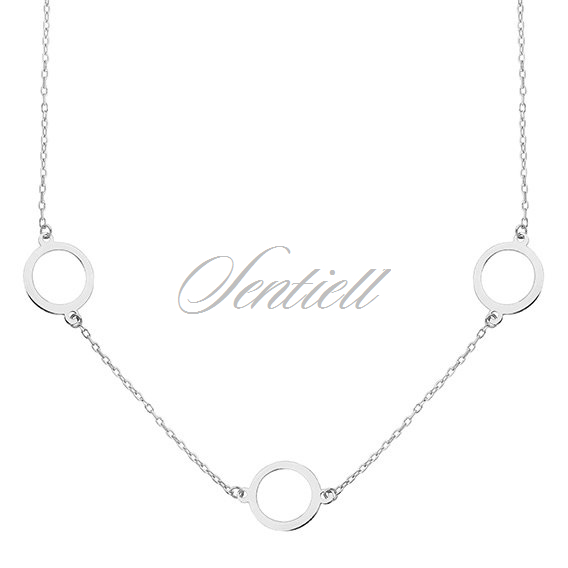 Silver (925) necklace - three circles