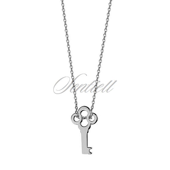 Silver (925) necklace with key