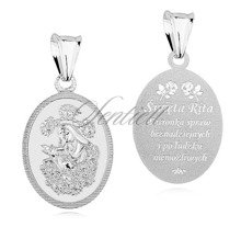 Silver (925) pendant - Saint Rita