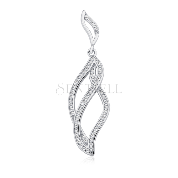 Silver (925) pendant with zirconia