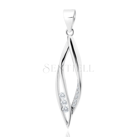 Silver (925) pendant with zirconias