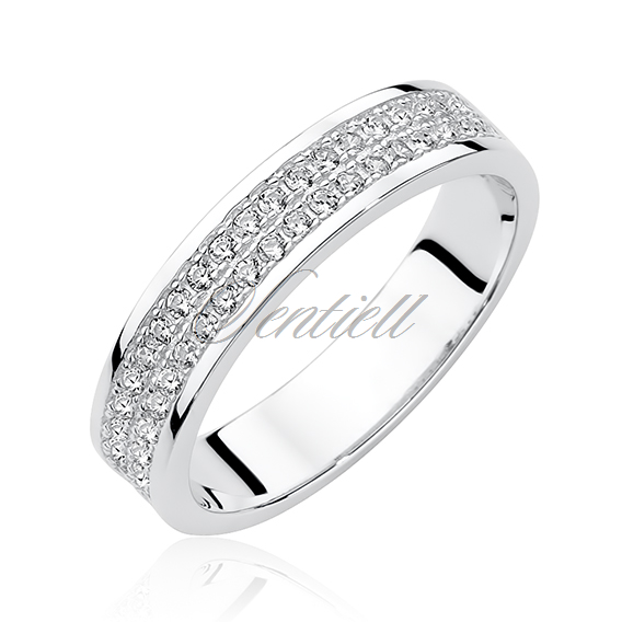 Silver (925) ring with zirconia